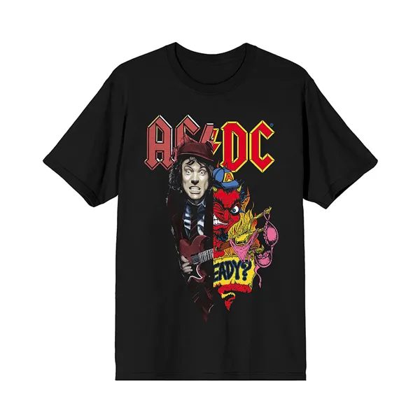 AC/DC T-shirt Angus Young, black