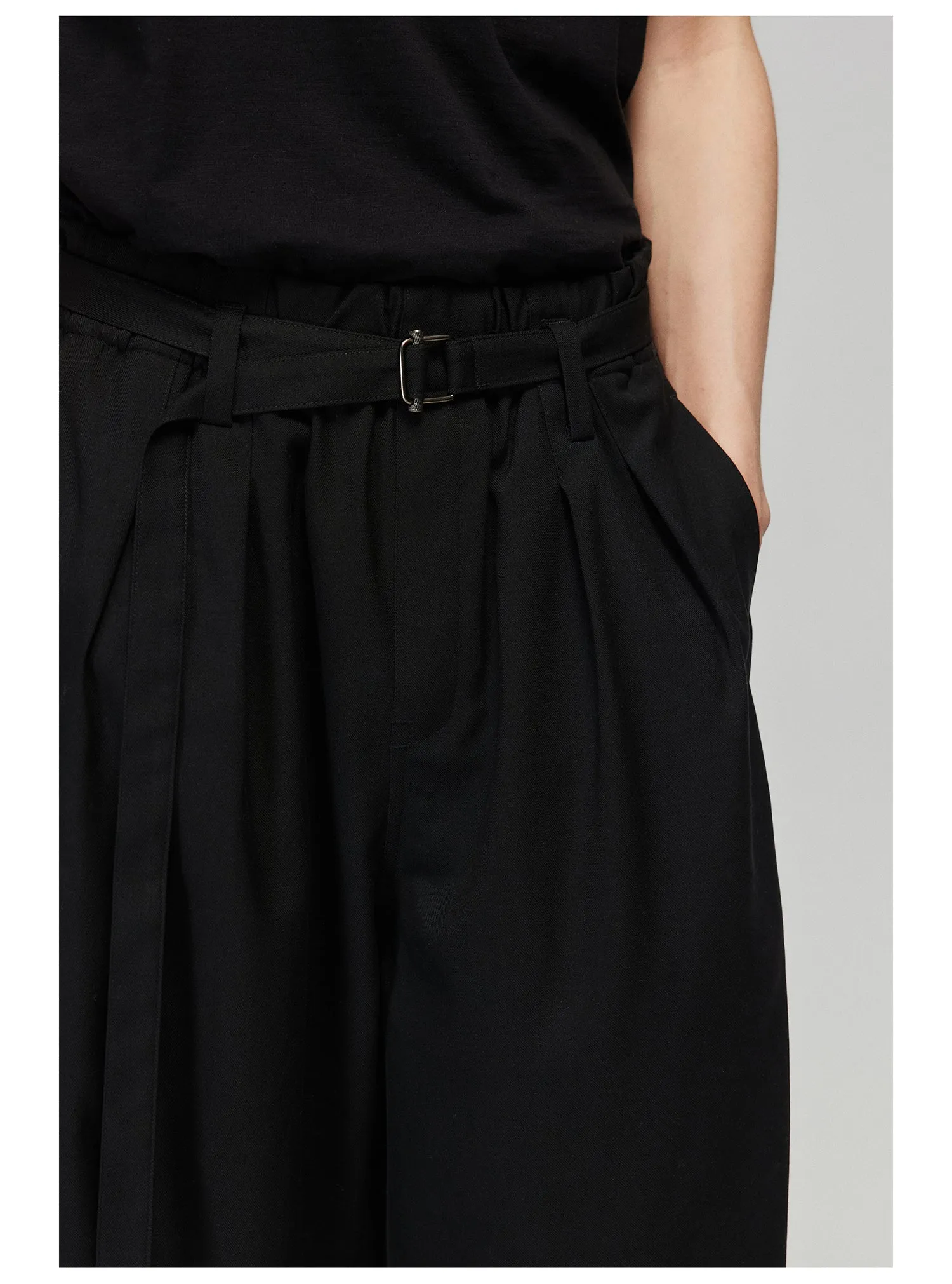 Adjustable Waistband Wide Pants