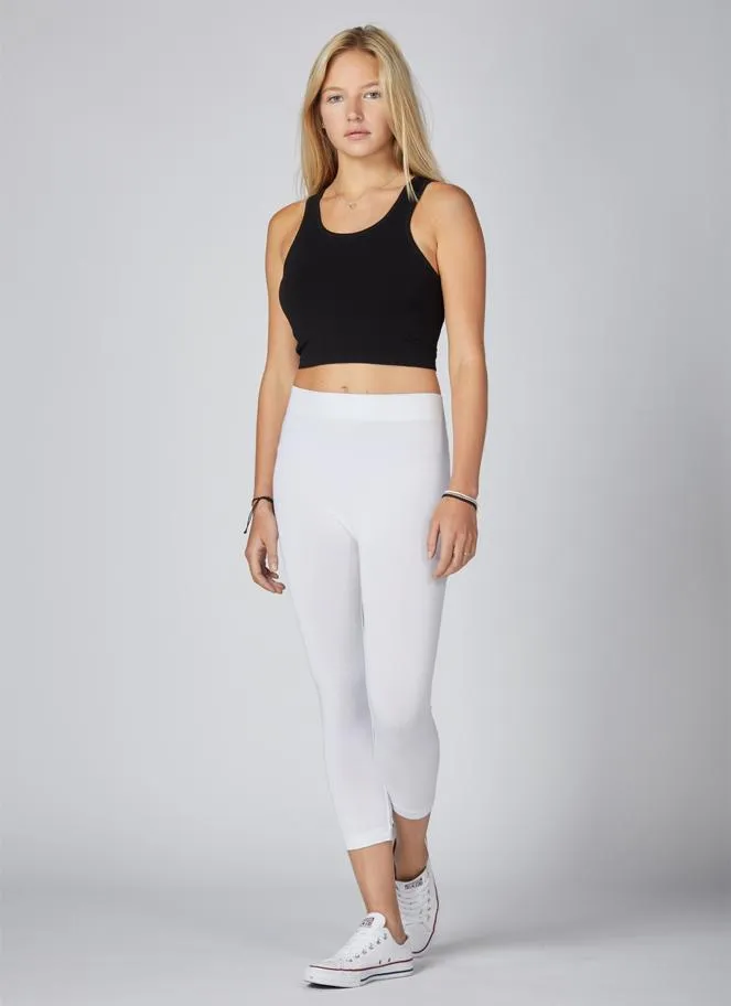 Bamboo Crop Leggings-6 colours