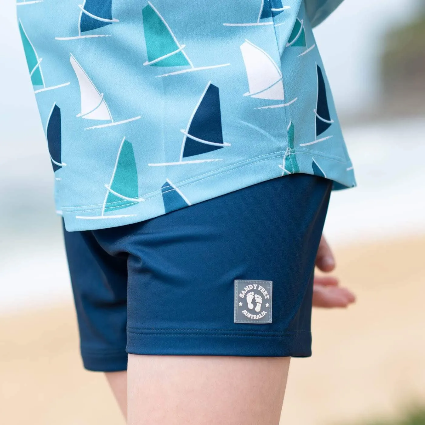 Boys Classic Navy Swim Shorts