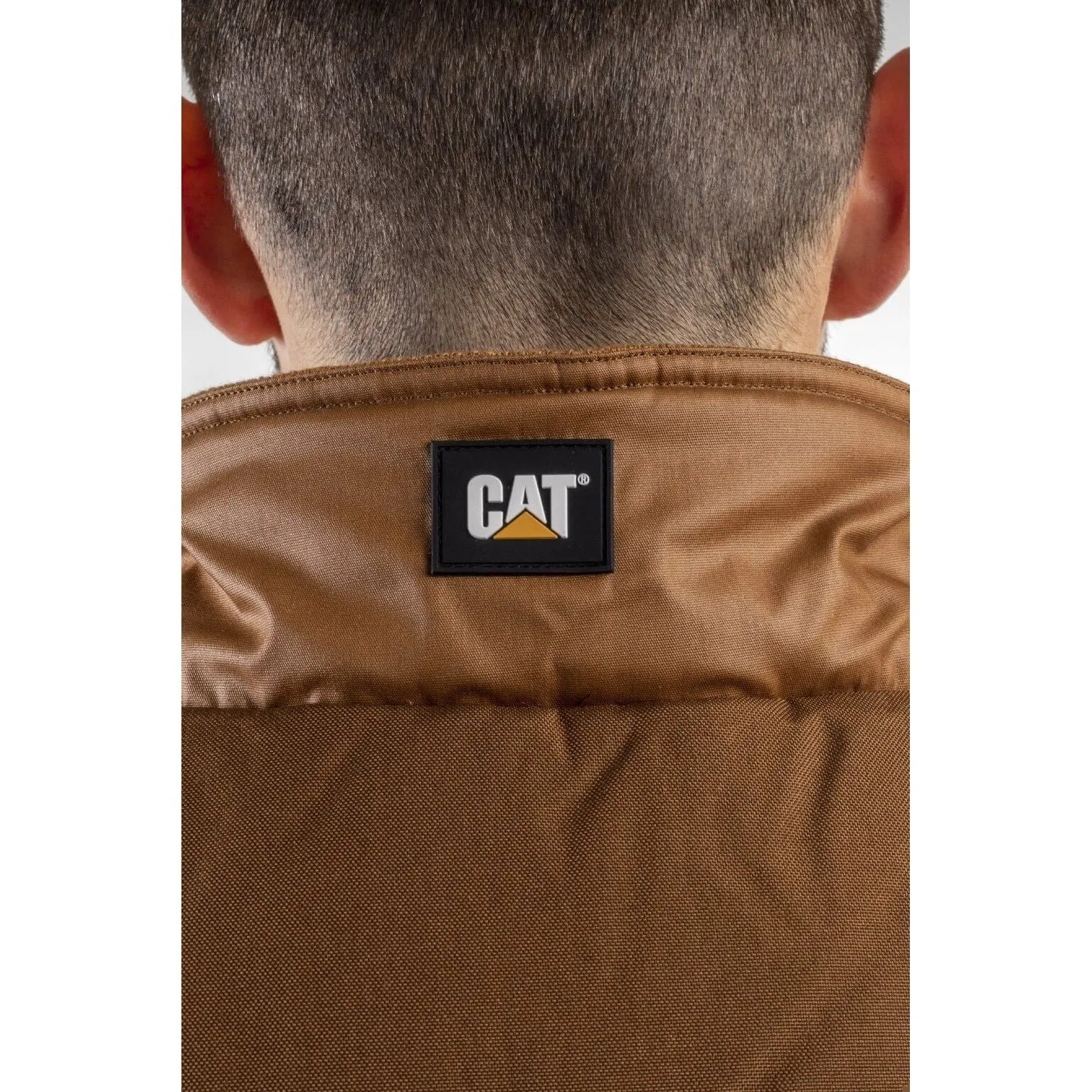 Caterpillar Waxed Cotton Vest Mens