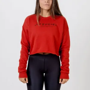 Choke Republic Jitsu Girl Women's Crop Crewneck