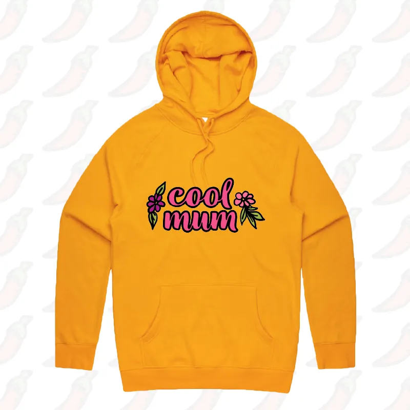 Cool Mum Text 🌷– Unisex Hoodie