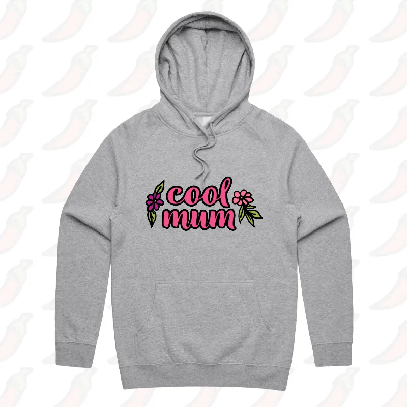 Cool Mum Text 🌷– Unisex Hoodie