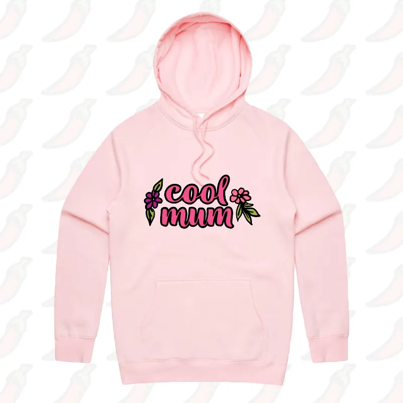 Cool Mum Text 🌷– Unisex Hoodie