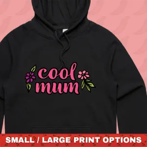 Cool Mum Text 🌷– Unisex Hoodie