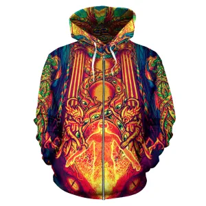 DMT KING ZIPPER HOODIE | SALVIA DROID