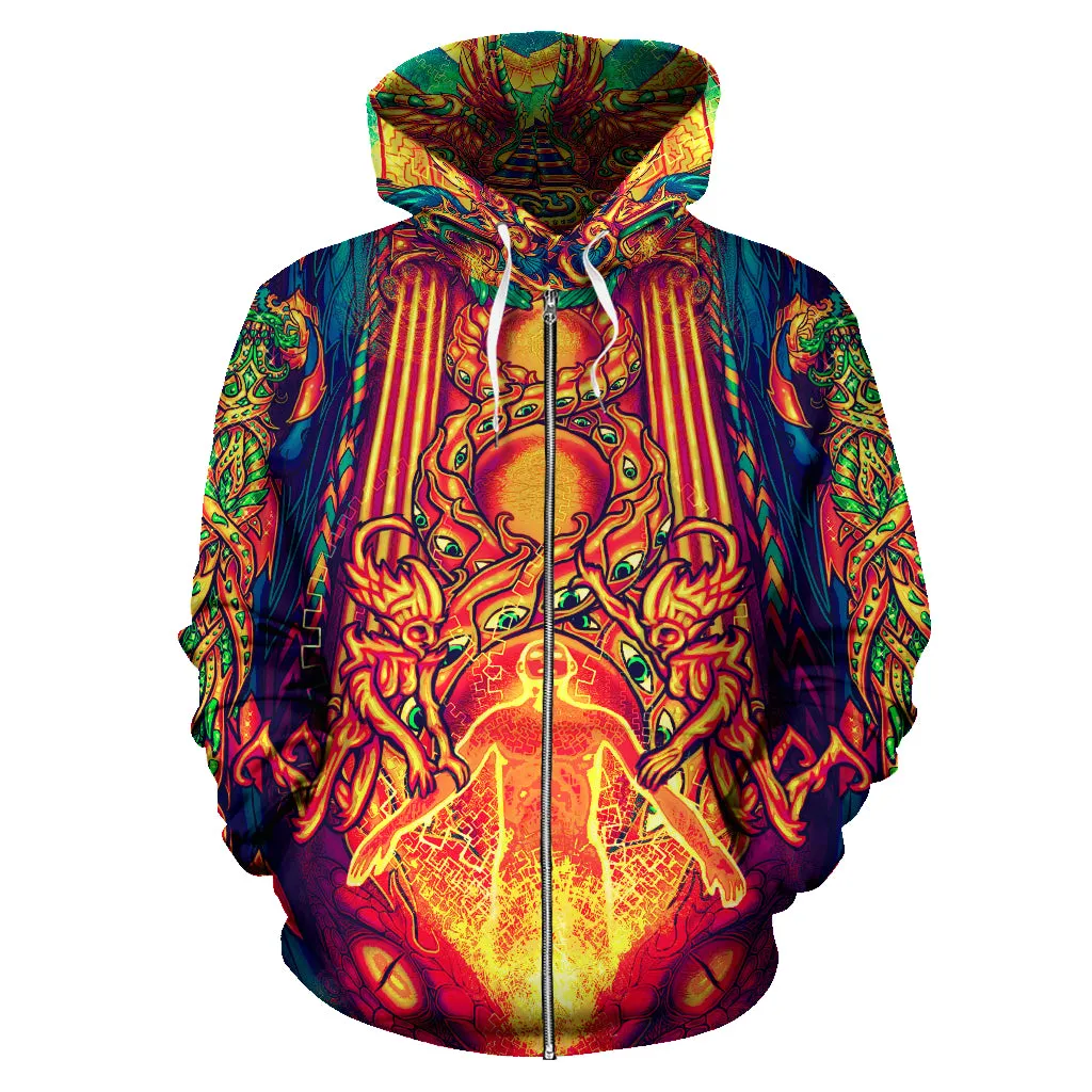 DMT KING ZIPPER HOODIE | SALVIA DROID