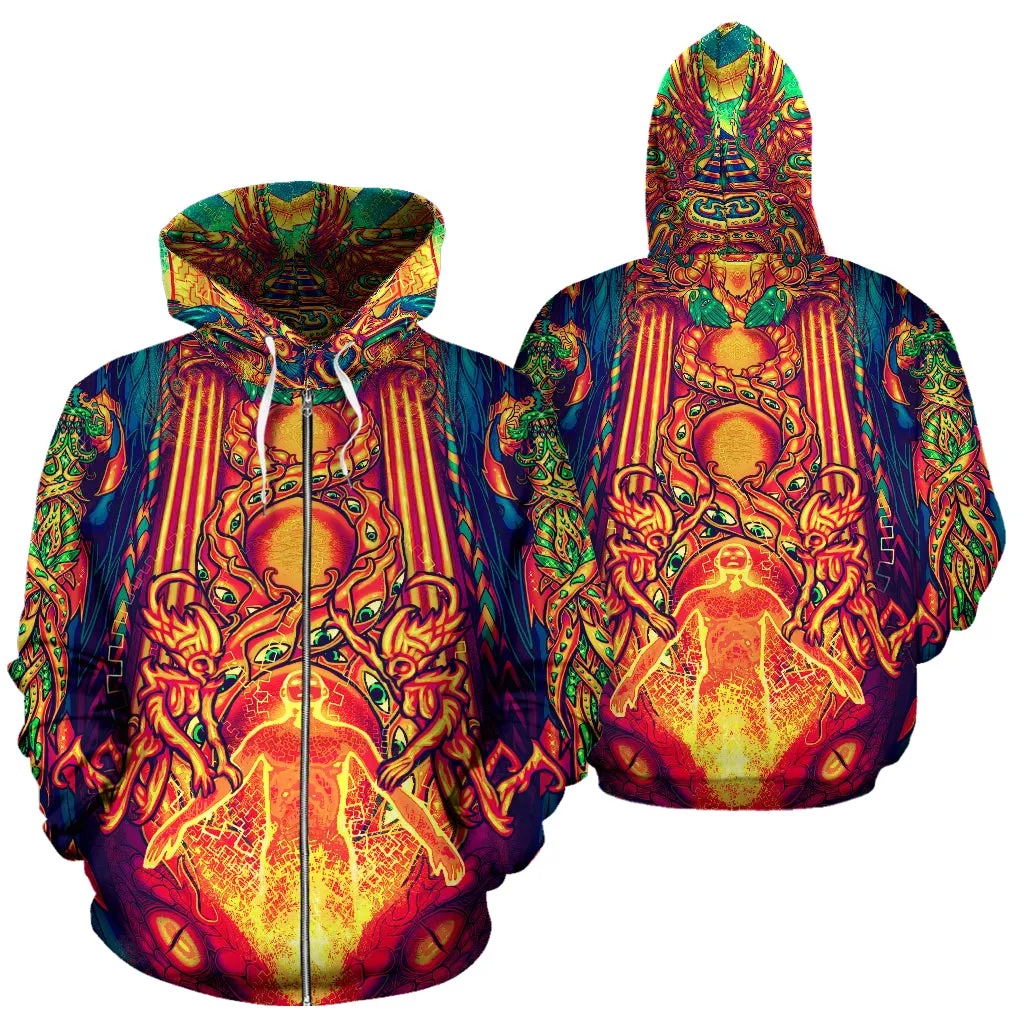 DMT KING ZIPPER HOODIE | SALVIA DROID