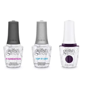 Gelish Combo - Base, Top & Cocktail Party Drama