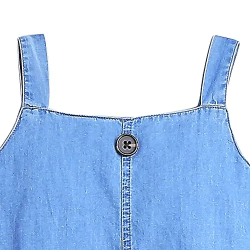 Hopscotch Girls Cotton Short set Blue (4-5 Years)