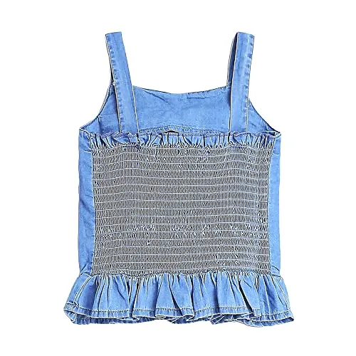 Hopscotch Girls Cotton Short set Blue (4-5 Years)