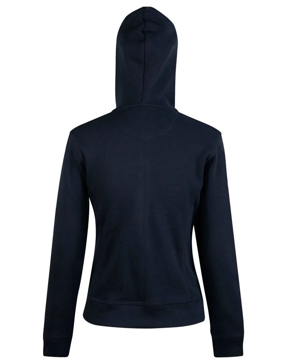 Ladies Full Zip Contrast Fleecy Hoodie - FL18
