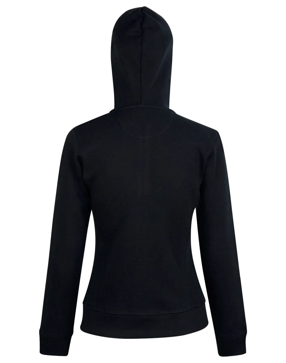 Ladies Full Zip Contrast Fleecy Hoodie - FL18