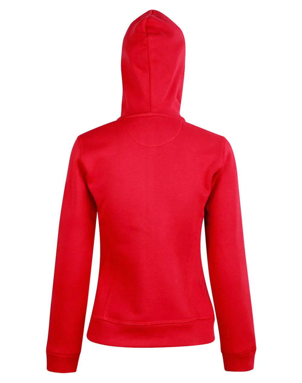 Ladies Full Zip Contrast Fleecy Hoodie - FL18