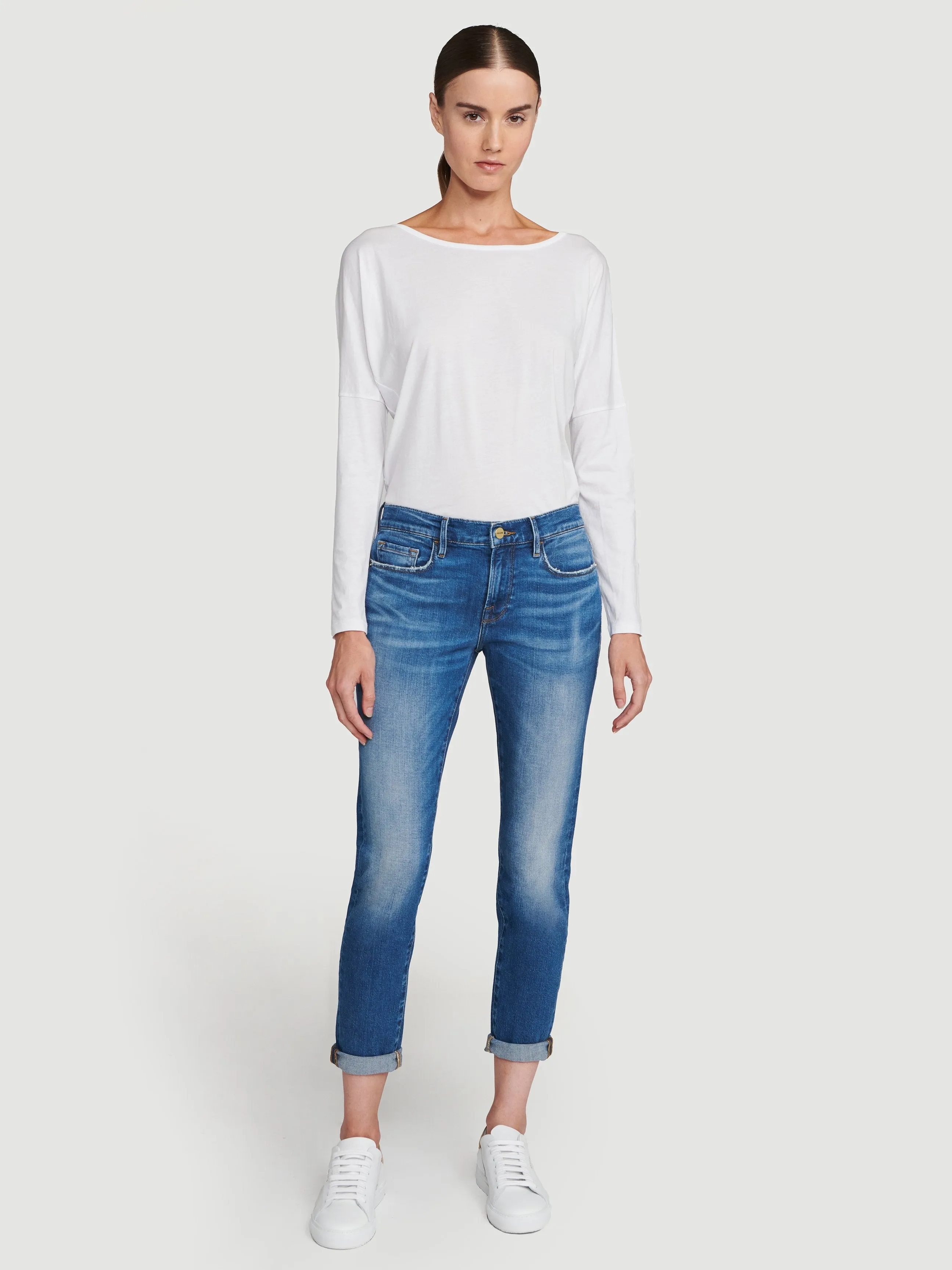 Le Mid Rise Garcon -- Blanc