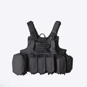 M16 TACTICAL CORDURA VEST (BLACK)