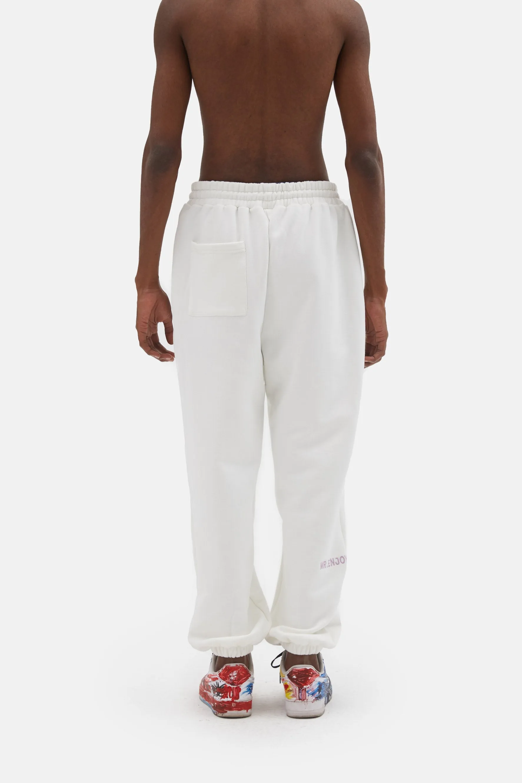 MEDM EMBROIDERED LOGO SWEATPANTS