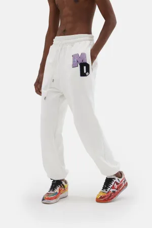 MEDM EMBROIDERED LOGO SWEATPANTS