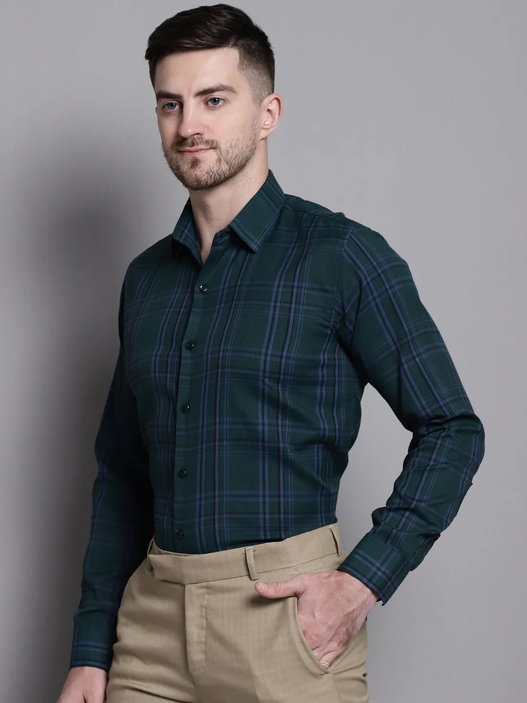Men's Classic Checks Formal Shirt