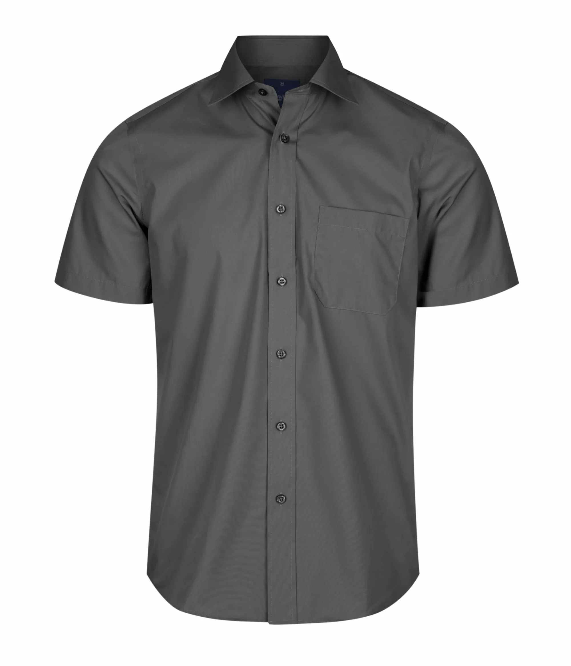 Men's Premium Poplin Short Sleeve Shirt - 1272S (3 colours)