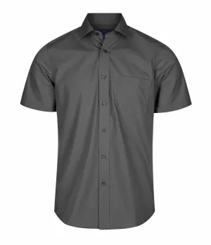 Men's Premium Poplin Short Sleeve Shirt - 1272S (3 colours)
