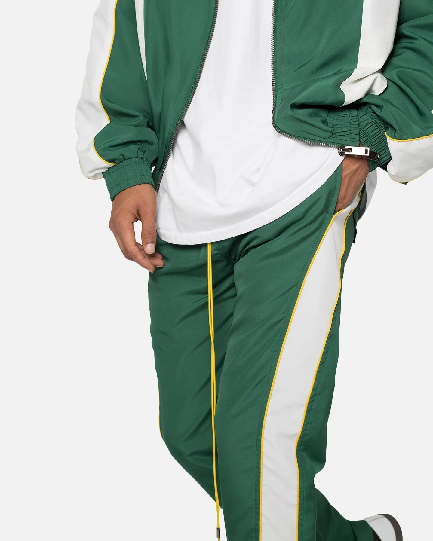 MNML Moto Racing Pants Green/White