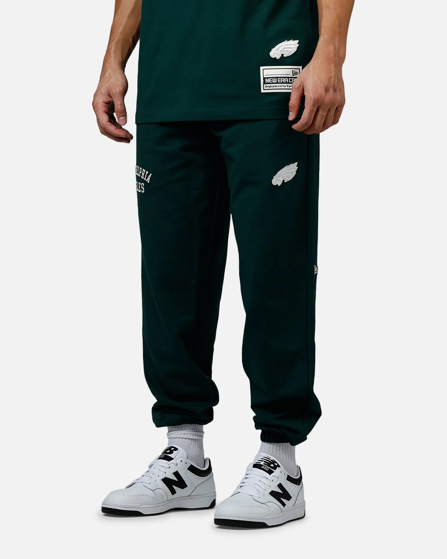 New Era Philadelphia Eagles Logo Select Sweat Pants Dark Green