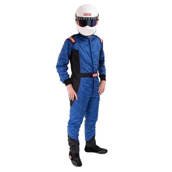 RaceQuip One Piece Multi Layer Fire Suit - Blue - XL - 91609269