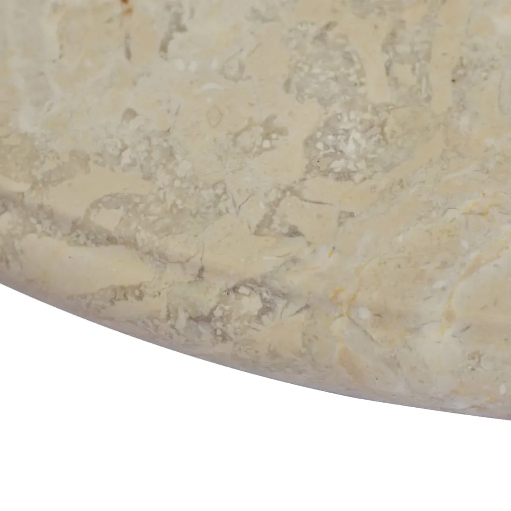 Table Top Cream Ø60x2.5 cm Marble