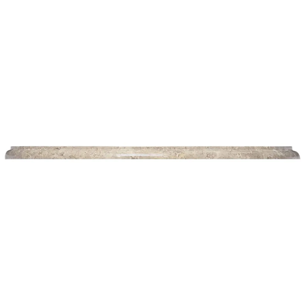 Table Top Grey Ø60x2.5 cm Marble