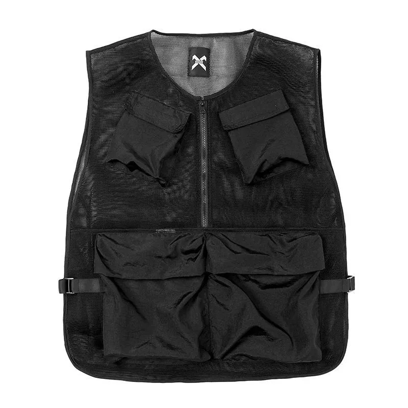 Urban Techwear Taktische Weste mit vielen Taschen