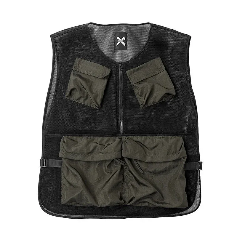 Urban Techwear Taktische Weste mit vielen Taschen