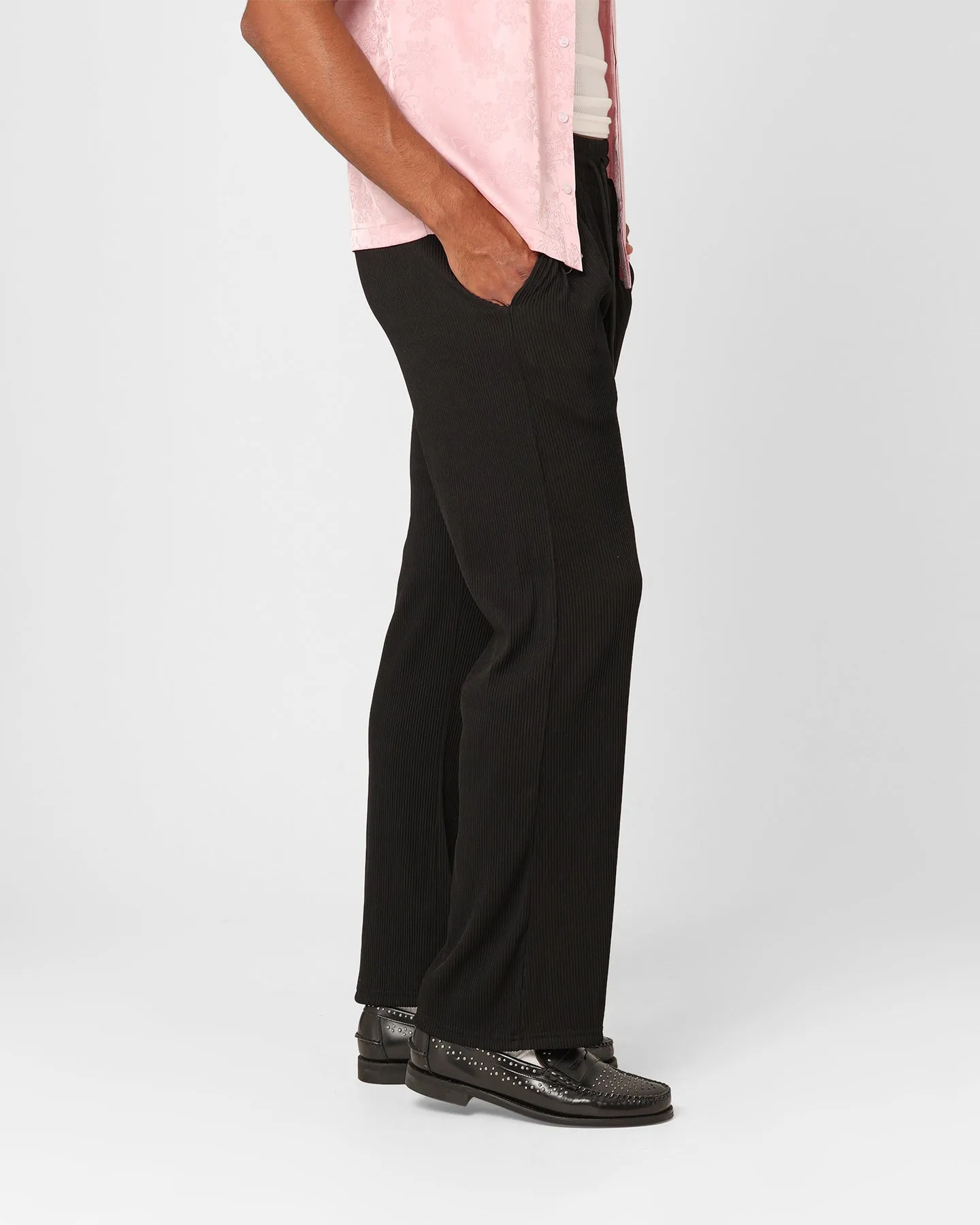 XXIII Leon Ribbed Pants Black