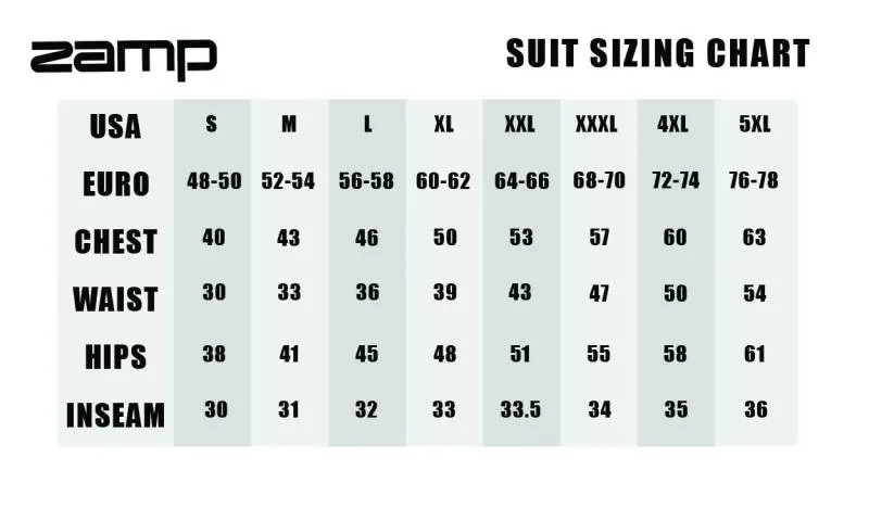 Zamp ZR-40 Race Suit - Blue/Black
